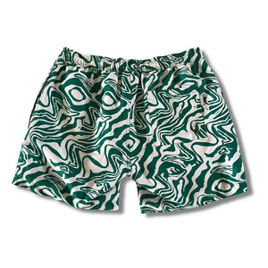 Moshwe Swim Short Green Marble - African Prints Back View