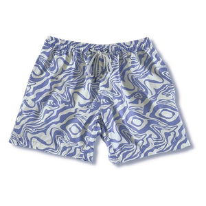 Purple Marble Swim Short